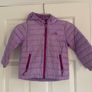 LL Bean girls winter jacket size 4T